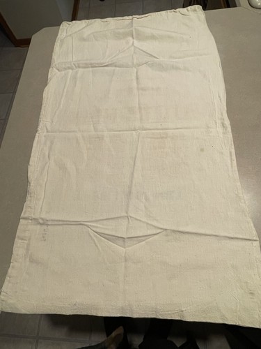 Vtg H B Flour Lefkowits Elias Co Cloth Sack Bag New Brunswick NJ 98lbs Bromated - Picture 6 of 6