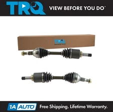 TRQ Front CV Axle Shaft Assembly   &   Kit Pair Set of 2 for Chevy Impala 3.6L