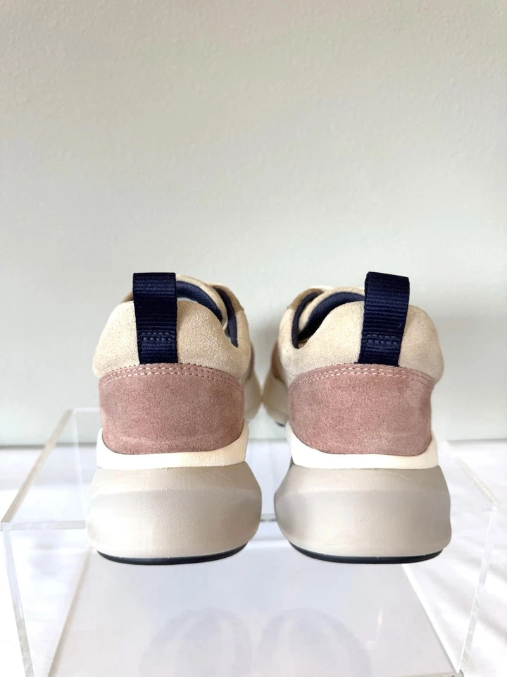 $300 NEW Size 5 Womens Tory Burch Good Luck Trainers Pink Tennis Shoes Sneakers - Image 4 of 4