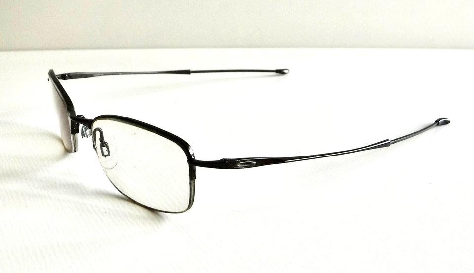 Oakley Jackknife 6.0 Eyeglasses 75-797 Polished Brown Half Rim Frames ...