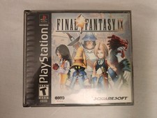 Final Fantasy IX PlayStation 1 PS1 Black Label