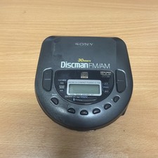 Rare SONY D-T101 Discman Portable CD Player/Radio - Grey