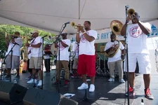 Southern Komfort Brass Band performs Chicago Blues Festival June 1- Old Photo 2