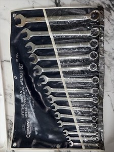 Cummins 14PC Piece SAE Combination Wrench Set w Roll-Up Pouch 3/8" to 1 1/4"