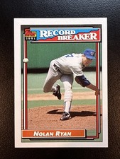 1992 Topps Nolan Ryan Record Breaker # 4 NR MT