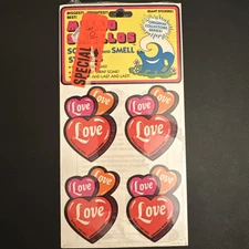 Mello Smellos Scratch and Smell Stickers - Sealed Pack - Cinnamon Hearts & Roses