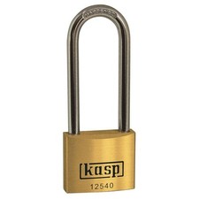 Image of Kasp K12540L40D Brass Padlock Long Shackle