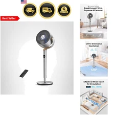 Standing Fan Oscillating Fan Pedestal Fan Air Circulator Quiet 8 Speeds