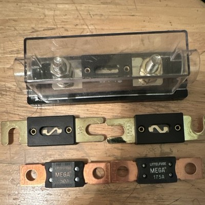 Littelfuse InstallGear MEGA Fuse Holder Set 100A 150A 175A 32V Block Base