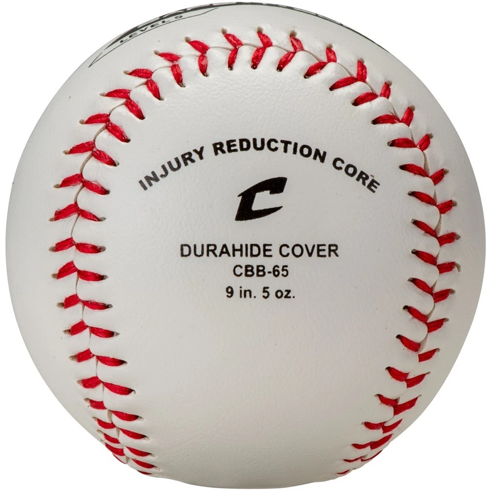 Bolas de beisebol Champro CBB-65 9” Safe-T-Soft nível 5 (30 bolas) e balde preto - Imagem 2 de 4