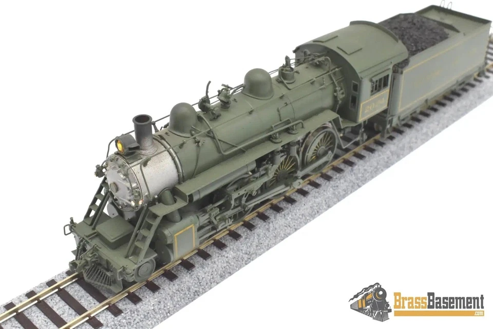 HO Brass - Sunset B&O Baltimore & Ohio B-18 4-6-0 #2024 - Custom Painted Green - Image 4 of 4