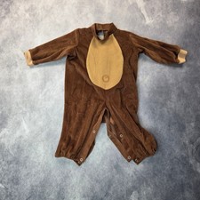 Monkey Costume Kids Brown Animal One Piece Halloween Outfit 6-9 Month Estimated