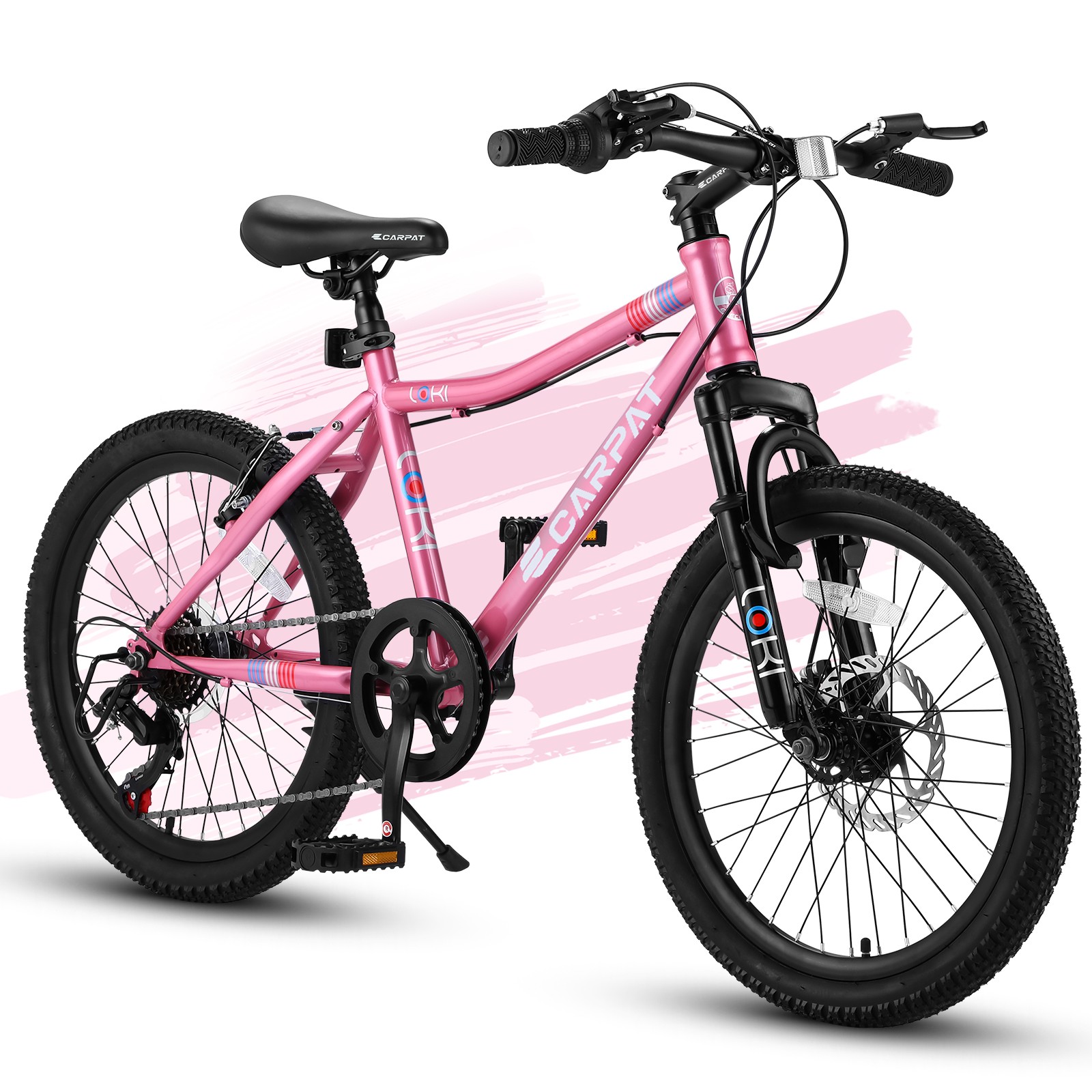 S Mountain Bike 7 Speed Front Suspension High Steel Frame