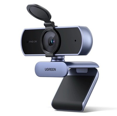 UGREEN 2K Webcam, Full HD 1080P Webcam for PC, Web Camera with Autofocus & Mic