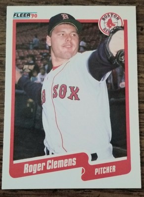 Roger Clemens 1990 Fleer #271 ERROR   / SPELLING WRONG ON HOMETOWN   