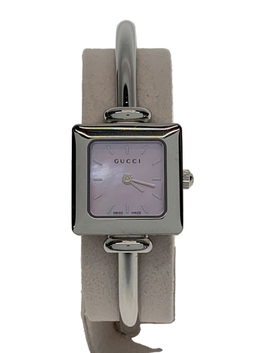 美品 GUCCIグッチ レディース腕時計シルバー1900L 箱付き イタリア € Gucci Women's Stainless Steel 1900L Quartz Watch 1-Year From