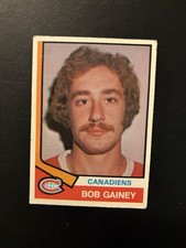 1974-75 OPC 🇨🇦 SET BREAK # 388 RC BOB GAINEY HIGH GRADE SHARP VG-EX+ CENTERED!