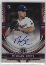 2023 Topps Tribute Tribute Auto Purple 9/50 Michael Grove #TA-MG Auto 01l2