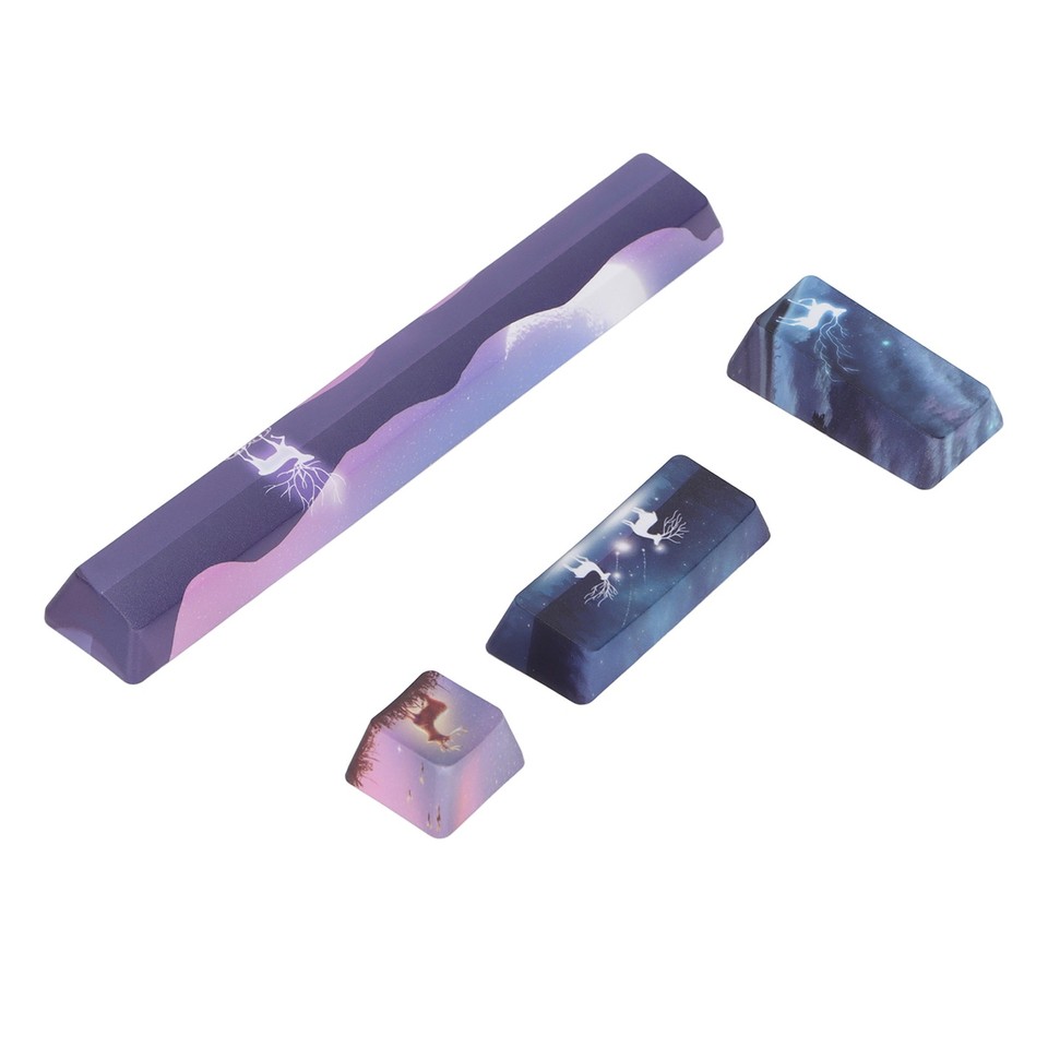 Keycap 4 Keys Elk Pattern Design Space ESC Enter Numpad Enter ...