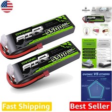 High Performance 3S 11.1V 5500mAh Lipo Battery Pack, 50C, Deans T-Plug