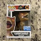 FUNKO POP #1804 MOVIES CARNOTAURUS EXCLUSIVE VINYL ACTION FIGURE NIB NM+
