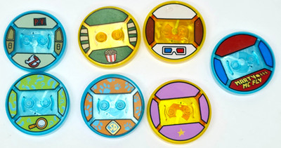 Lot of 7 Lego Dimensions Base Tags, Scooby Doo, Adventure Time, Ghostbusters +++