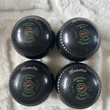 Henselite Classic II Lawn Bowls - WB14 - Dog Motif - Australian Made Series C
