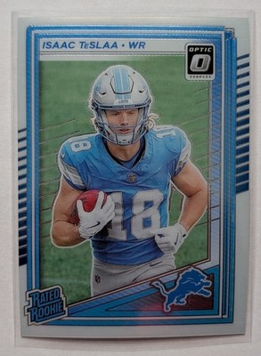 2025 Donruss Optic Issac Teslaa Rated Rookie #219 - Lions