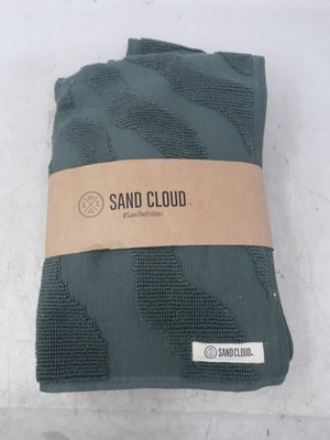 Sand Cloud Solis Bath Mat 24'' x 35''   Grey   100% Organic Cotton
