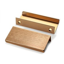 Finger Pulls for Cabinets Drawers - Aluminum Alloy Concealed Handle for Home ...