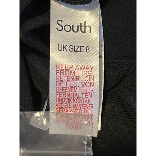 South Evening Maxi Dress Size 8 Sparkly Silver Beaded Chest Sleeveless Long BNWT - Picture 9 of 11