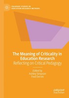 Ashley Simpson (U. A.) | The Meaning Of Criticality In Education Research | Buch