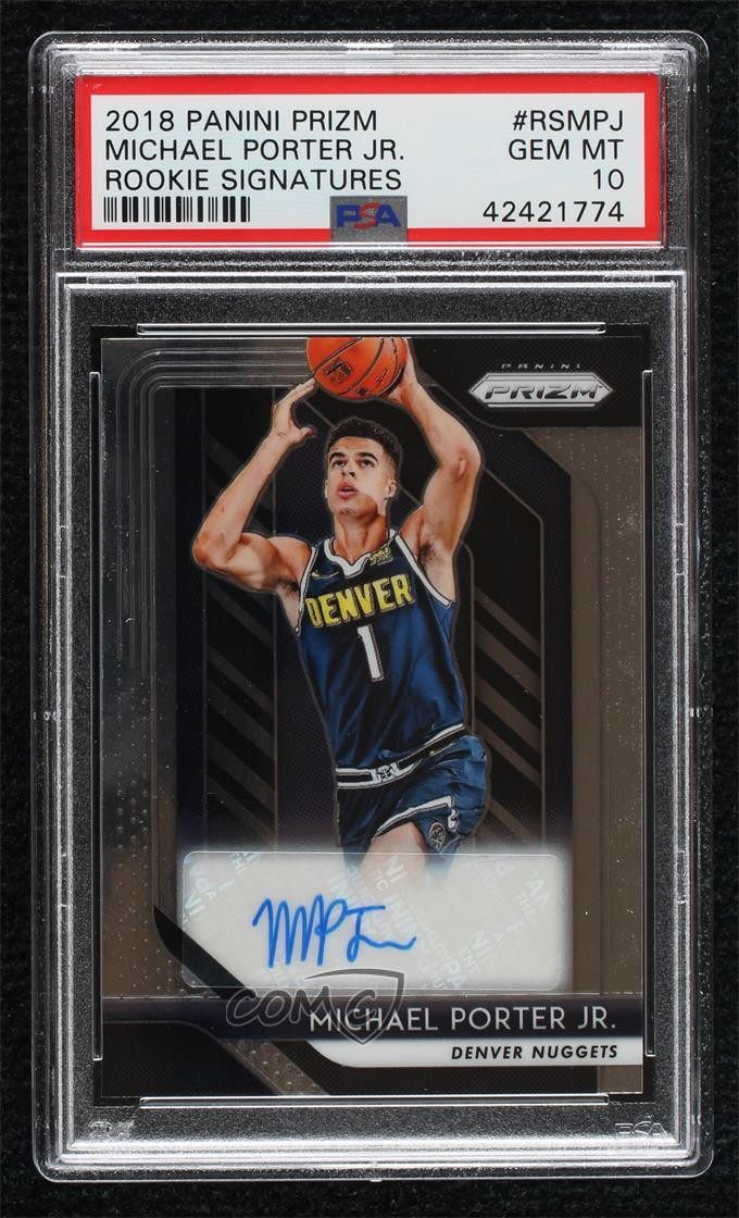 Michael Porter Jr. 2018 Prizm #RS-MPJ Rookie Signatures Price