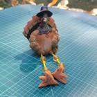 Turkey Shelf Sitter Hanging Legs Pilgrim Hat Fall Thanksgiving