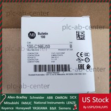 New Allen-Bradley 100-C16EJ10 Contactor, 24v DC Coil US Free Tax