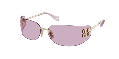 Miu Miu SMU A51S ZVN-90O randlose rosa gold Sonnenbrille 75-14-110 authentisch