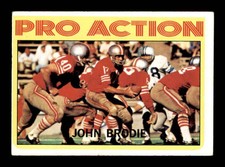 1972 Topps #124 John Brodie IA VGEX X2998232