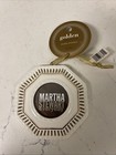 Vintage Christmas Ornament - MARTHA STEWART WHITE PORCELAIN Octagon FRAME NWT