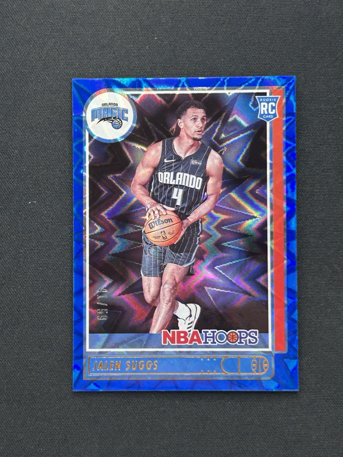 2021-22 Panini NBA HOOPS Rookies Jalen Suggs #210 Blue Explosion /59 (RC) SSP