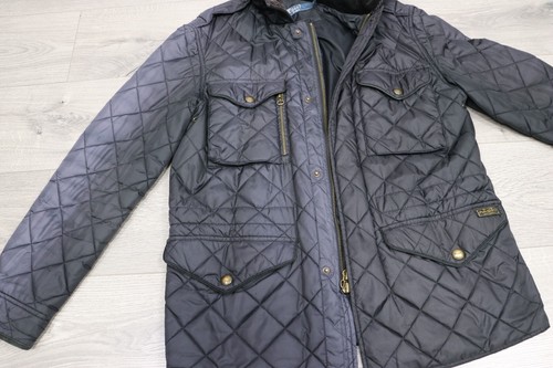 POLO Ralph Lauren Vintage Insulation Quilted Used Black Jacket Men’s Size S-M - Picture 16 of 24