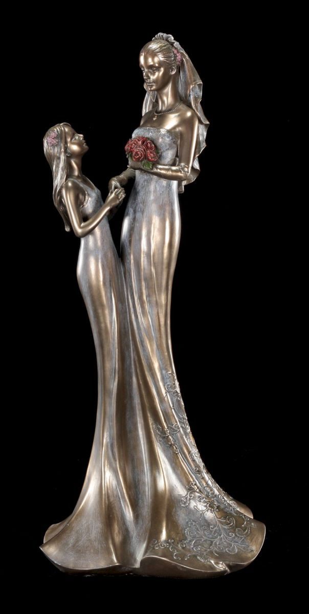 Bride Figure with Bridesmaid - Veronese Wedding Love Gift Decor Statue