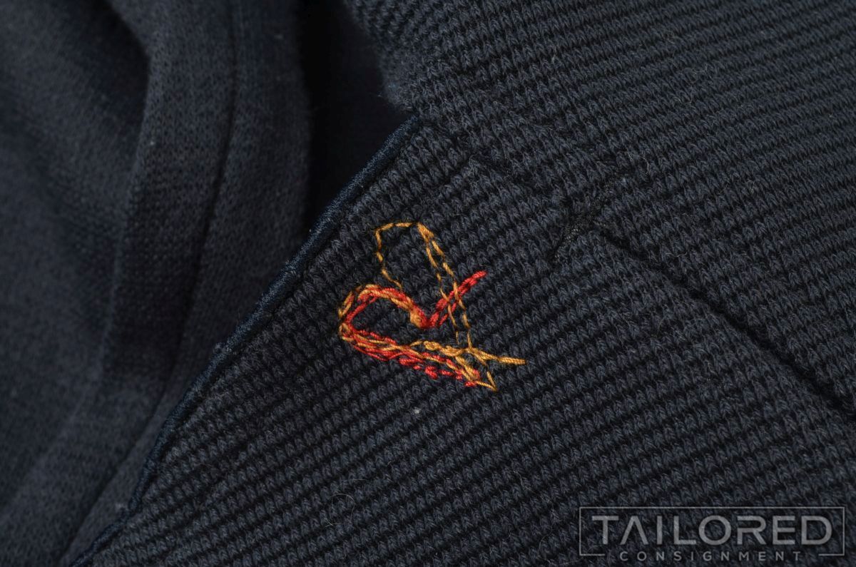 45 RPM Solid Blue Cotton Triple Patch Pocket Blaz… - image 6