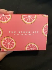 NCLA Beauty -THE SCRUB SET in Pink Grapefruit x IPSY lip scrub & scrubber NEW