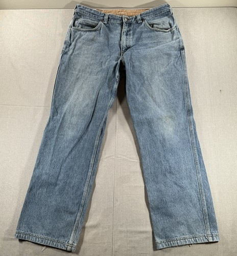 Duluth Ballroom Relaxed Fit Jeans Herren 38x32 blau gerades Bein (Maße 36x31)