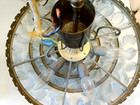 Antiker Kronleuchter Empire Stil mit Kristallen Deckenlampe Leuchte ca. 38 ∅