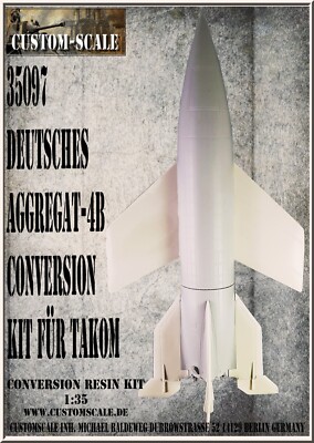 CS 35097 Deutsches Aggregat -4B Conversion Kit für Takom V-2  Customscale 1:35