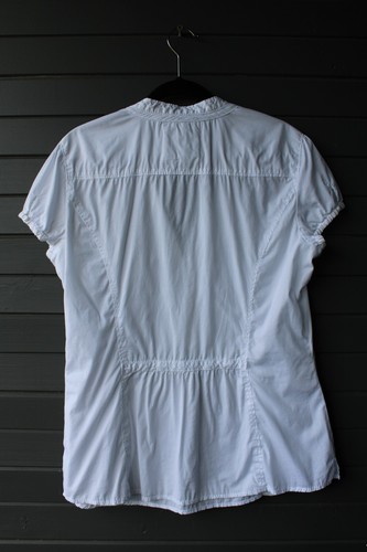 Espirit V Neck Cap Sleeve Fitted Top Uk14 Us 10 - Bild 3 von 3