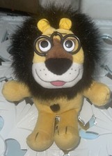 Hubert Lion Plush 8" Glasses Harris Bank 2005 Animal Fair Stuffed Animal