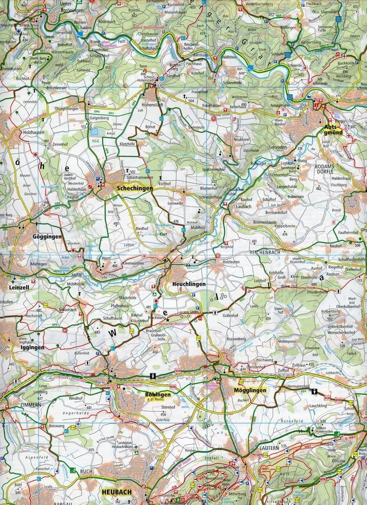 Thumbnail - Stauferland, Ostalb, Schwäbisch Gmünd - Aalen - Göppingen 1:50 000 |