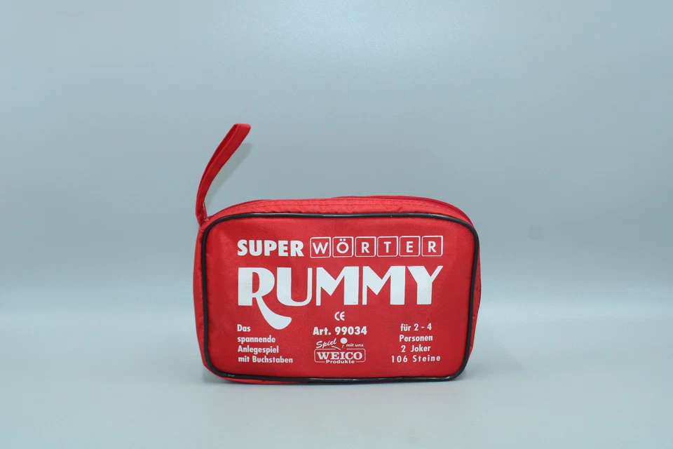 ⭐SUPER WÖRTER RUMMY Denkspiel Logik Spiel Brettspiel Weico Produkte ⭐ - Bild 3 von 4